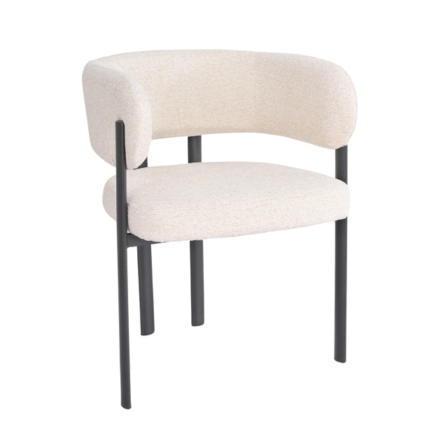 Silla Carly Chenille Beige
