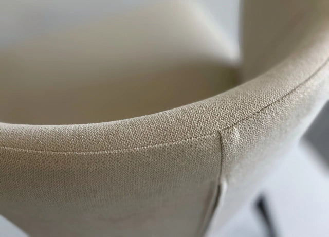 Silla Mónaco Beige Base Negra