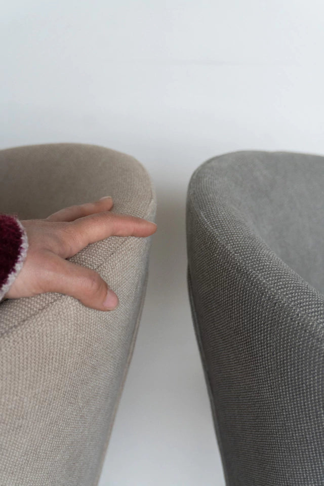 Silla Alix Beige Base Negra