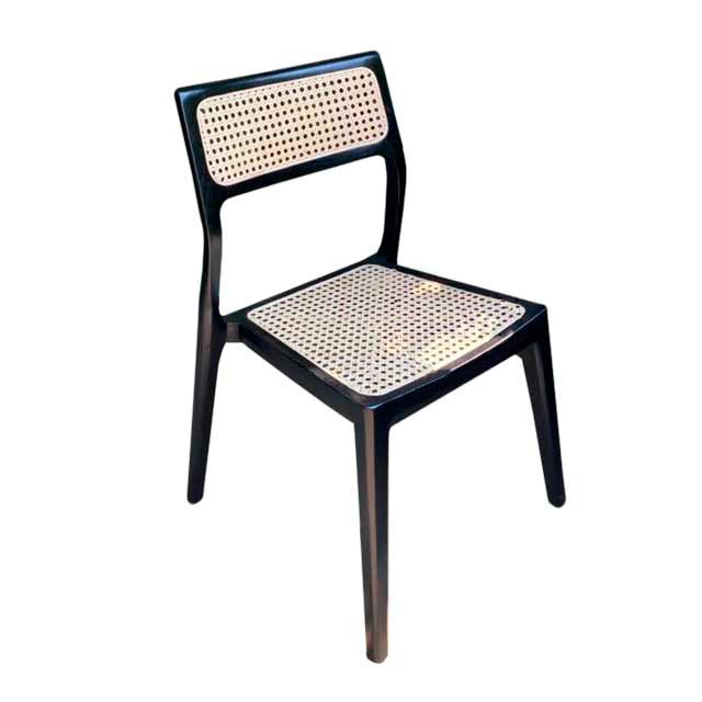 Silla Friso Teka Negra