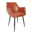 Silla Selene Ecocuero Light Brown