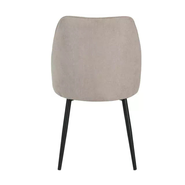 Silla Roma Beige Base Negra