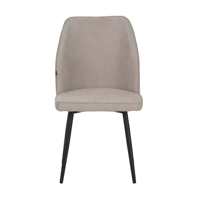 Silla Roma Beige Base Negra