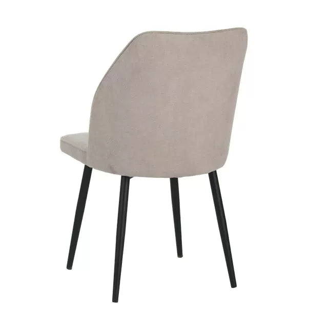 Silla Roma Beige Base Negra