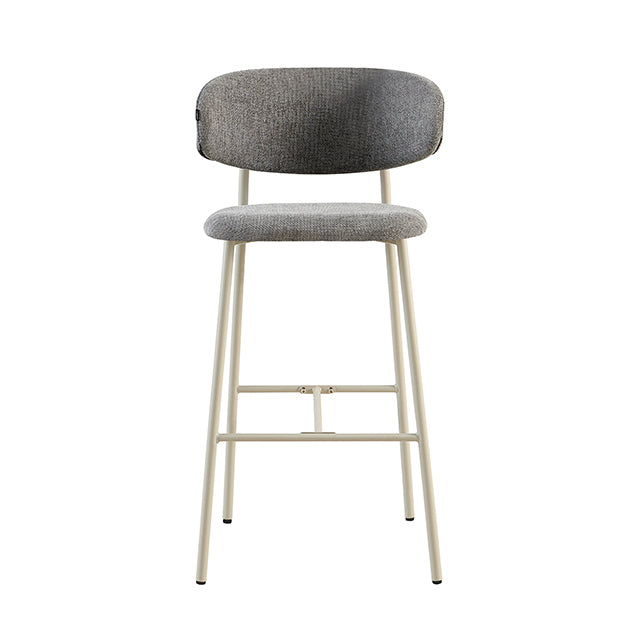 Banqueta Zuno Gris Oscuro Base Capuccino