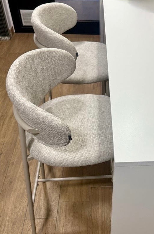 Banqueta Zuno Off White Base Capuccino