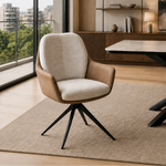 Silla Nature Beige Base Negra