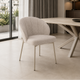 Silla Dublin Chenille Taupe Base Capuccino
