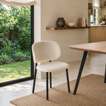 Silla Pragal Beige Base Negra