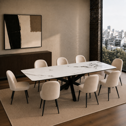 Vista 5 de Mesa Turín Neo Italiano Base Negra – Zagliari
