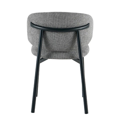 Silla Pragal Gris Oscuro Base Negra
