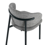 Silla Pragal Gris Oscuro Base Negra