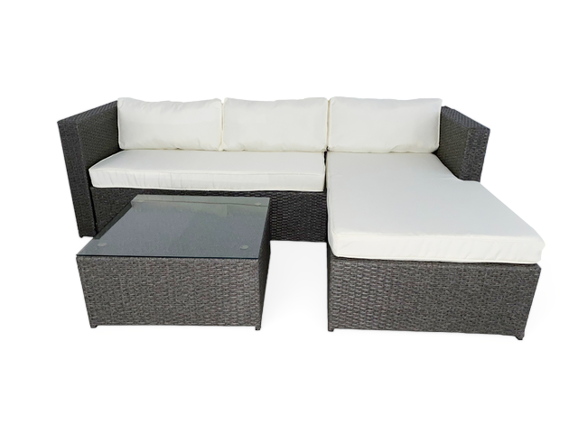Set Dolce Grey c/ Vidrio