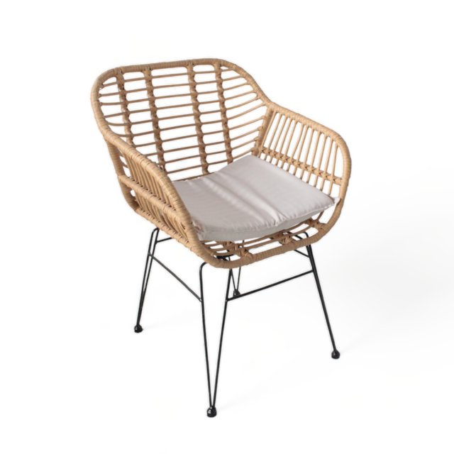 Silla Abril Natural c/Beige