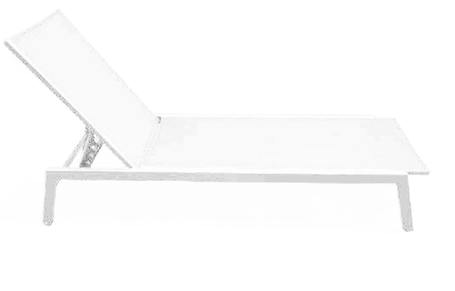 Reposera Delta White