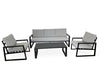 Set Acacia 3 cuerpos Gris Oscuro