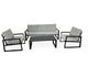 Set Acacia 3 cuerpos Gris Oscuro
