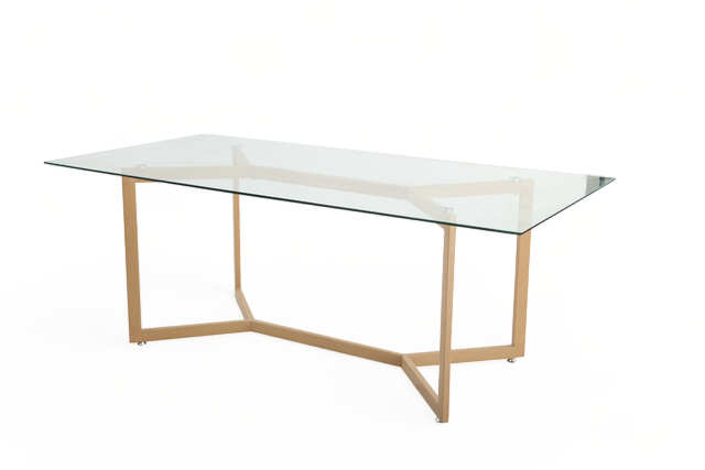 Mesa Fiore Vidrio