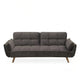 Sofa Bed Violetta Pana USB Dark Grey
