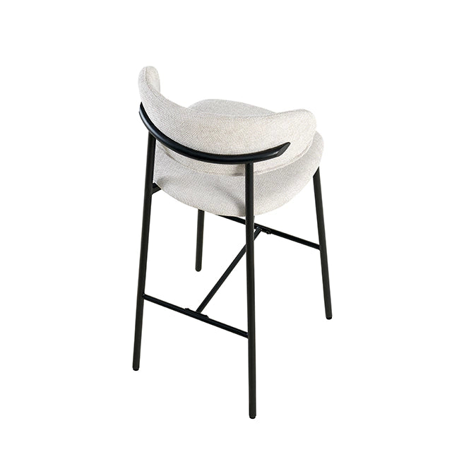 Banqueta Zuno Gris Claro Base Negra