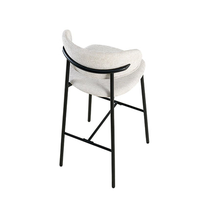Banqueta Zuno Gris Claro Base Negra