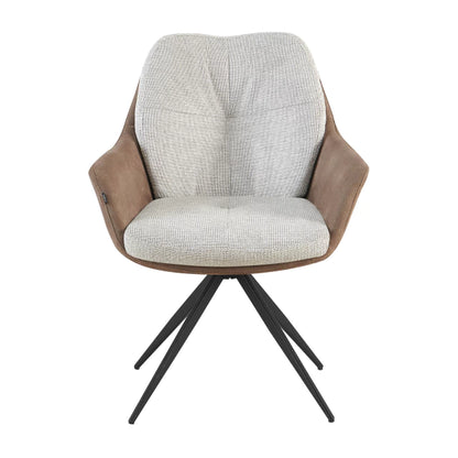 Sillón Nature Beige Base Negra