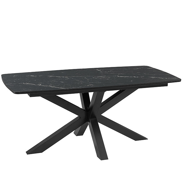 Mesa Turín Neo Black Marquina Base Negra