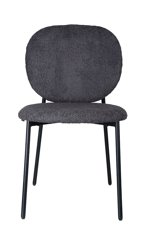 Silla Bear Bouclé Negro