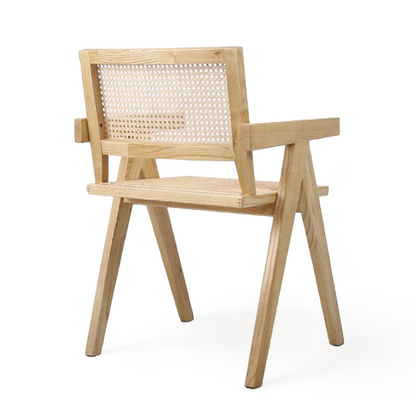 Silla Tavira Natural con Apoyabrazos