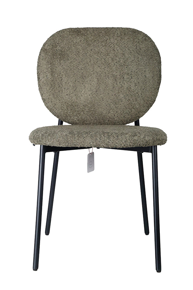Silla Bear Bouclé Verde
