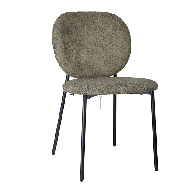 Silla Bear Bouclé Verde