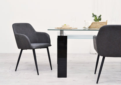 Mesa Lume Base Negra