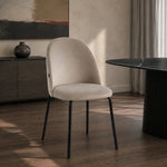 Silla Catania Pana Taupe Base Negra
