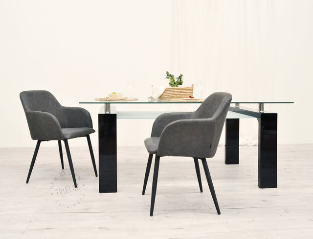 Mesa Lume Base Negra