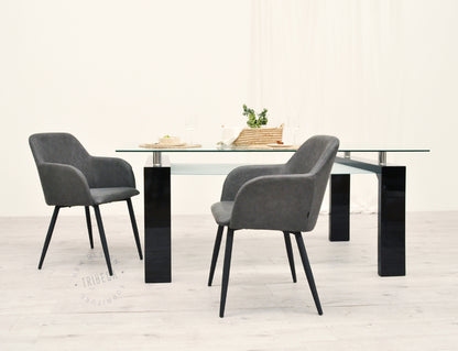 Mesa Lume Base Negra