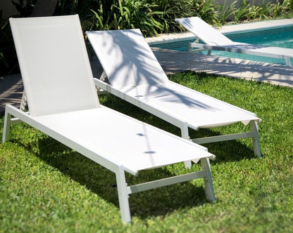 Reposera Delta White 2 unid.