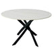 Mesa Muna Redonda Neolith Base Negra