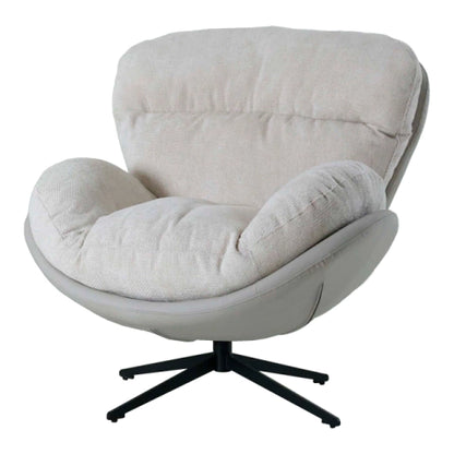 Sillón Arman Ecocuero Taupe c/Chenille con Taupe