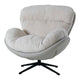 Sillón Arman Ecocuero Taupe c/Chenille con Taupe