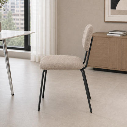 Silla Denver Taupe Base Negra