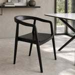Silla Praga Circle Negra Teka