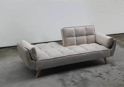Sofa Bed Violetta Pana USB Beige
