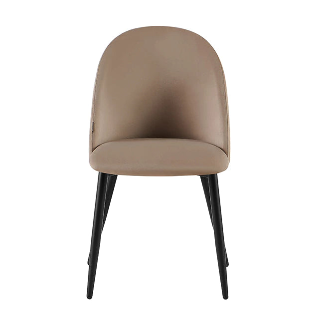 Silla Livia Lisa Taupe Pana Base Negra