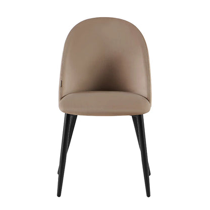 Silla Livia Lisa Taupe Pana Base Negra