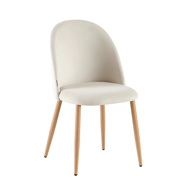 Silla Livia Lisa Beige Pana Base Natural