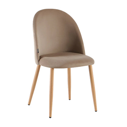 Silla Livia Lisa Taupe Pana Base Natural