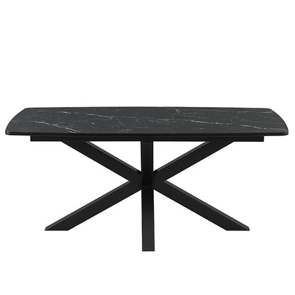 Mesa Turín Neo Black Marquina Base Negra