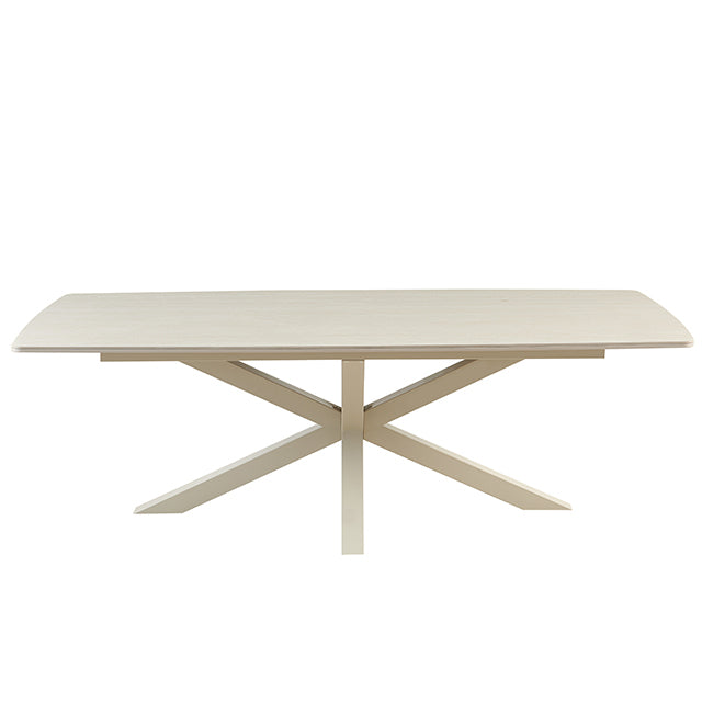 Mesa Turín Neo Travertino Base Capuccino