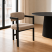 Silla Besaya Taupe Base Negra