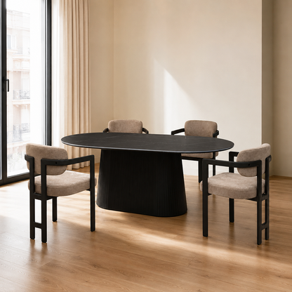Silla Besaya Taupe Base Negra